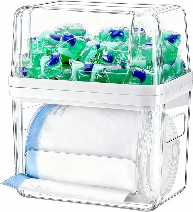 Clear Acrylic Bag Roll and Pod Storage Box