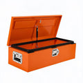Orange Steel Tool Chest with Gas Strut Lid